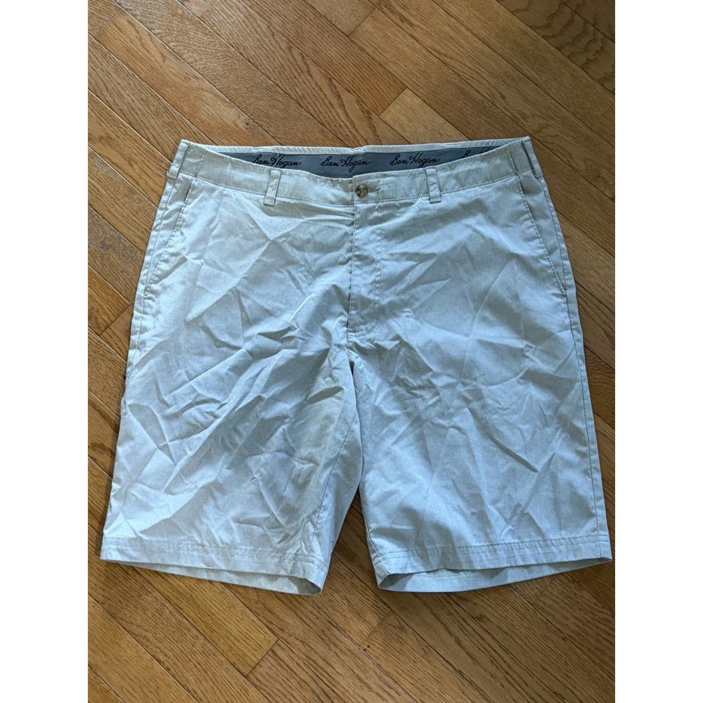Ben Hogan Men's Performance Golf Shorts flat-front design flex waistband Sz 38